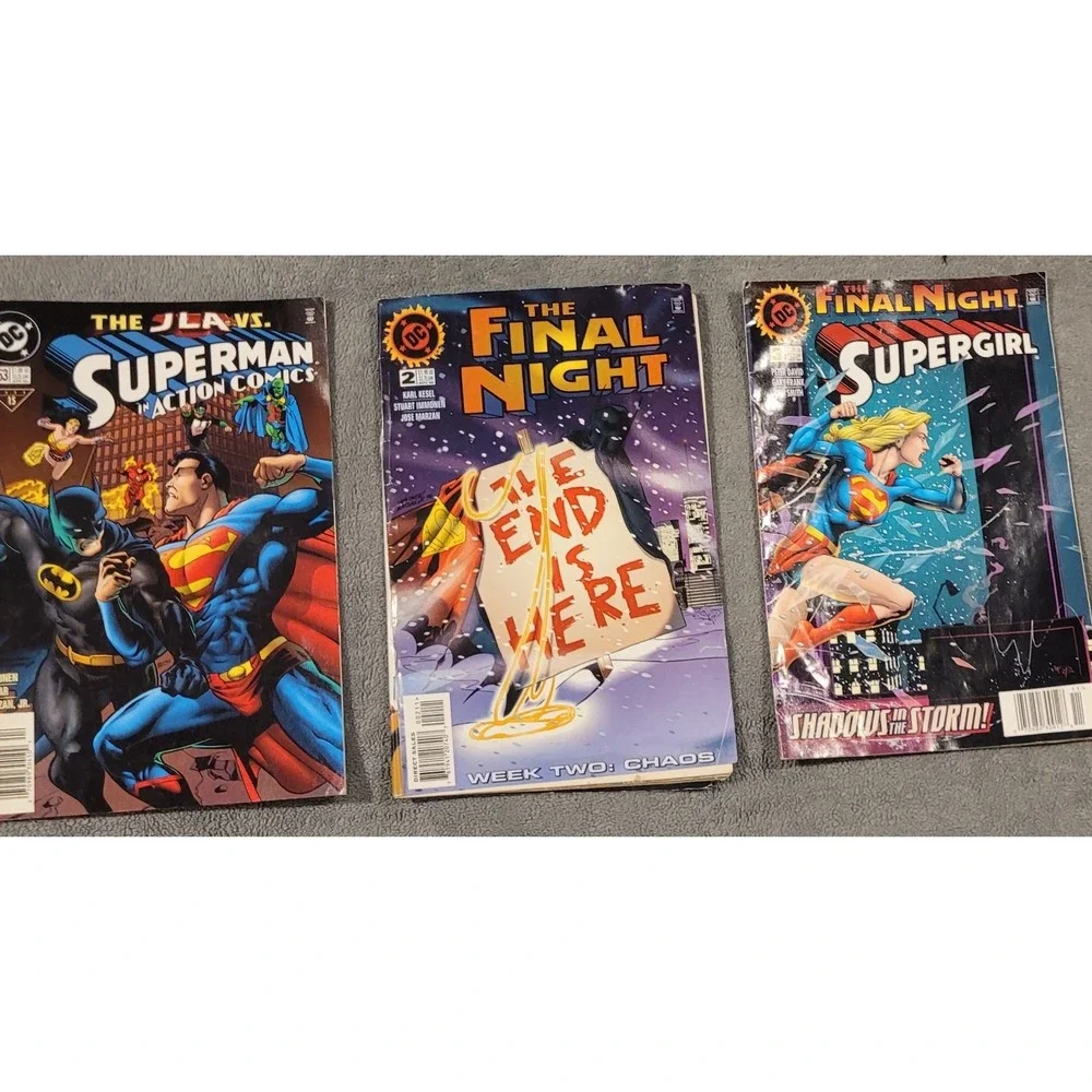 Vintage 1990s DC Comics & Milestone Universe Lot – 7 Issues Superman, Steel,JLA